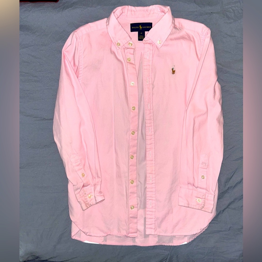Polo Girls Long Sleeve Button Down Shirt